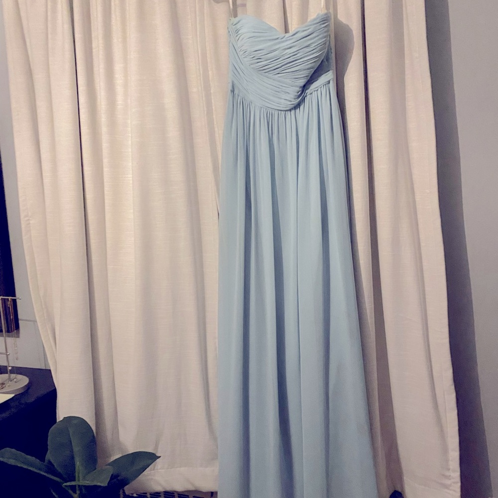 Strapless gown
